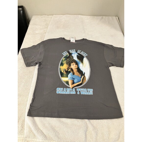 Unbranded Other - Shania Twain Any Man Of Mine Charcoal Short Sleeve Tshirt Size Small 90s Country